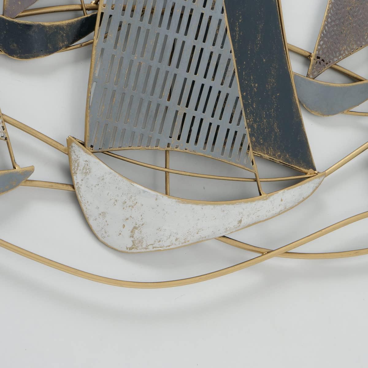 Wandobjekt Wandbild Boote Segelboote Eisen