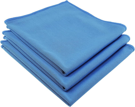 Edelstahl Reinigungstücher - Microfasertuch - 3er Set